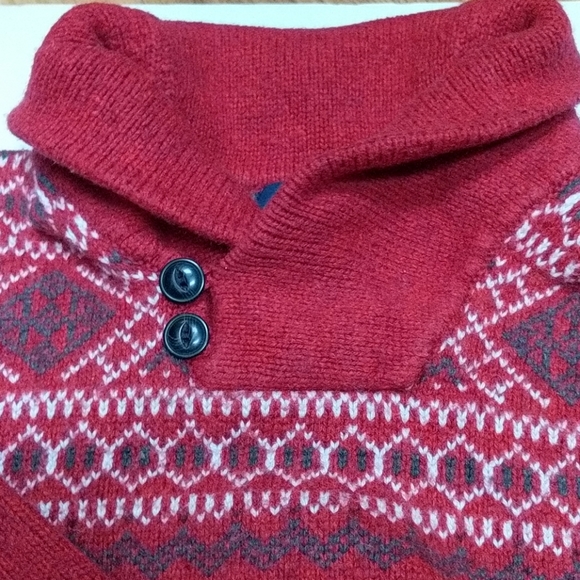 🍀 Gap 🍀 Small (6 - 7 Years) 🍀 Kids Toddler Sweater Red Boy Girl Top 🍀P10 - Picture 3 of 12